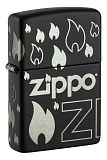 Zippo 48908 Classic Zippo Black Matte - туристическое снаряжение в Минске