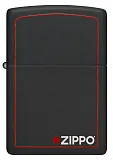 Zippo Classic Black and Red Zippo - туристическое снаряжение в Минске