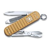 Нож перочинный Victorinox Classic SD Precious Alox Brass Gold 58мм 5функций (0.6221.408G)