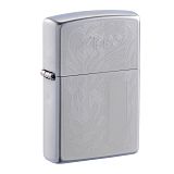 Zippo 29698 Satin Chrome PF18 Zippo Logo Design - туристическое снаряжение в Минске