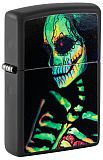 Zippo 48761 Skeleton Design Black Light - туристическое снаряжение в Минске