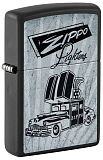 Zippo 48572 Car Design Black Matte - туристическое снаряжение в Минске