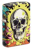 Zippo 48640 Skull Design Glow In The Dark - туристическое снаряжение в Минске