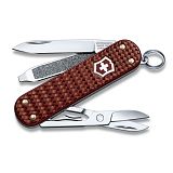 Нож перочинный Victorinox Classic SD Precious Alox Hazel Brown 58мм 5функций (0.6221.4011G)