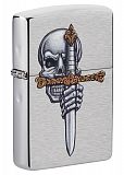 Zippo 49488 Sword Skull Design - туристическое снаряжение в Минске