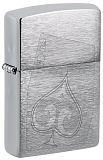 Zippo 29685 Brushed Chrome Ace of Spades - туристическое снаряжение в Минске