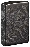 Zippo 49812 Marble Pattern High Polish Black - туристическое снаряжение в Минске